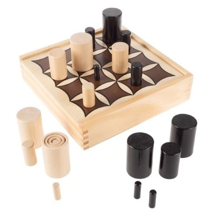 TOY TIME Toy Time Wooden Tabletop 3D Tic Tac Toe Game Set 497720LNF